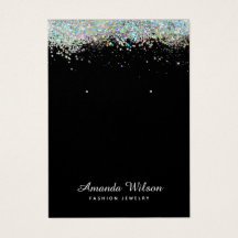 Juvelry i Modern Holografiskt Glitter giga Earring