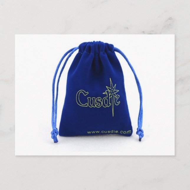 Juvelry Pouch, myntdragremsa, reklamstämpel Vykort (Framsida)