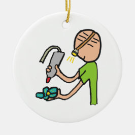 Juvelry Skapar Julgransprydnad Keramik