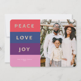 Juveltkort för årstidston Faux Glitter Stripe Inbjudningar