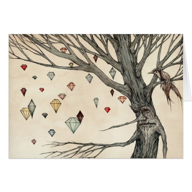 Juvelträd Hälsningskort (Framsidan Horizontal)