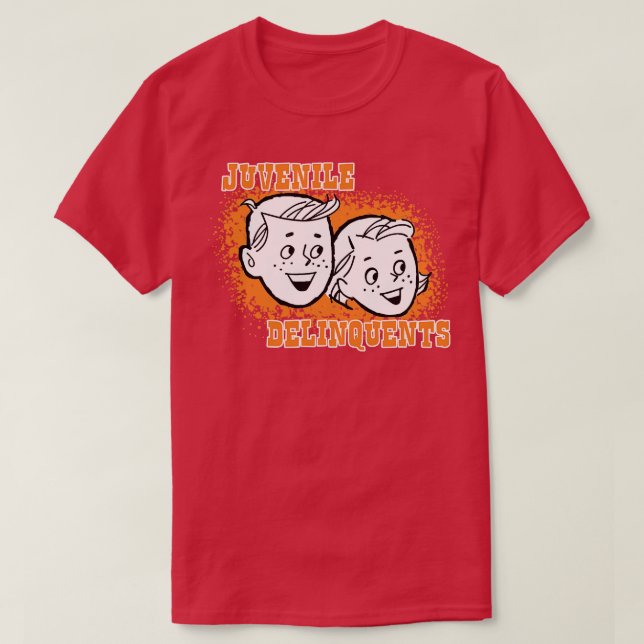 Juvenile Delinquents T Shirt (Design framsida)