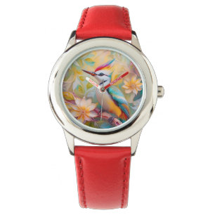 Juvenile Rainbow Woodpecker Fantasy Bird Armbandsur