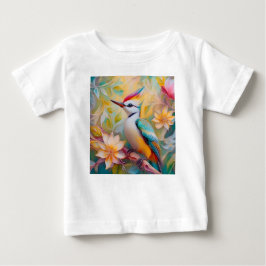 Juvenile Rainbow Woodpecker Fantasy Bird T Shirt