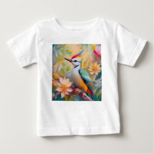 Juvenile Rainbow Woodpecker Fantasy Bird T Shirt