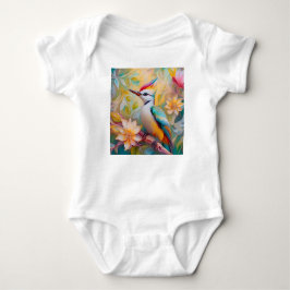 Juvenile Rainbow Woodpecker Fantasy Bird T Shirt