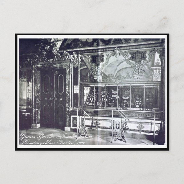 Juwelenzimmer Dresden Green Vault Grünes Gewölbe Vykort (Framsida)