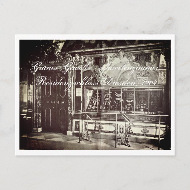 Juwelenzimmer Dresden Green Vault –Grünes Gewölbe Vykort (Framsida)