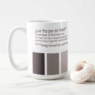 Juxtaposition-definition Kaffemugg