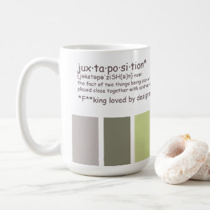 Juxtaposition-definition Kaffemugg