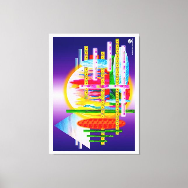 Juxtapositionerad Canvastryck (Framsida)