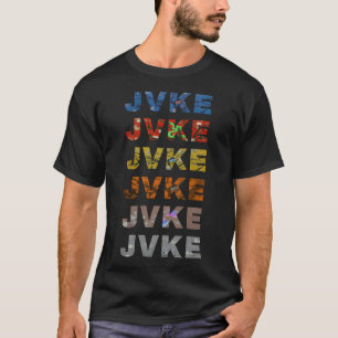 JVke Colorful and Butterfly T Shirt