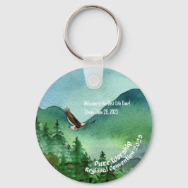 JW 2025 Convention Baptism Keepsaké Gift Nyckelring