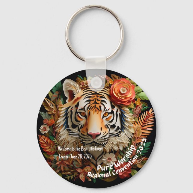 JW 2025 Convention Baptism Keepsaké Gift Nyckelring (Framsida)