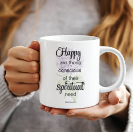 JW 2026 års text med Hydrangea Kaffemugg