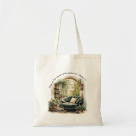 JW 2026 Year Text Cozy Nook Tote Bag Tygkasse