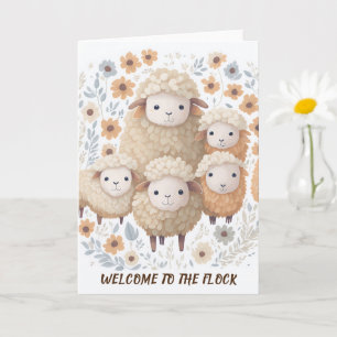 JW Baptism Card, Välkommen till Flock, JW Hälsning Kort