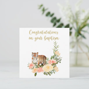 JW Baptism Gifts - Tiger Kort