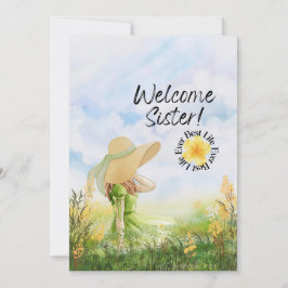 JW Baptism Grattiss Card för systrar Julkort