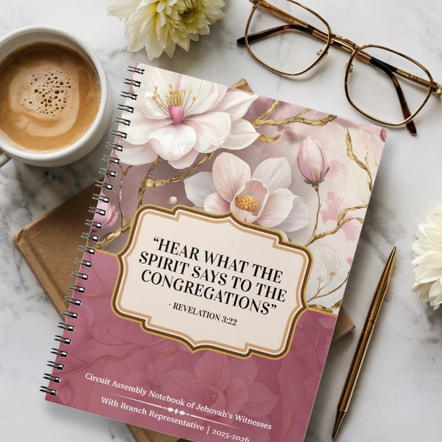 JW Circuit Assembly 2025-2026 Gifts Spiral Anteckningsbok (Skapare uppladdad)