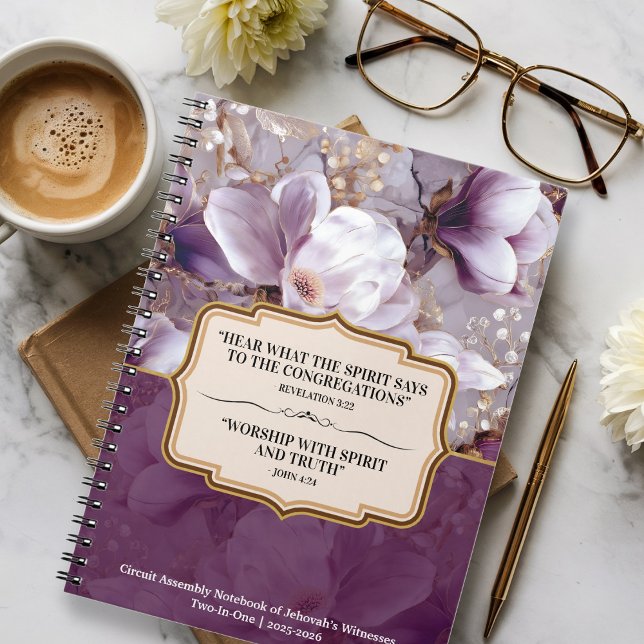 JW Circuit Assembly 2025-2026 Gifts Spiral Anteckningsbok (Skapare uppladdad)