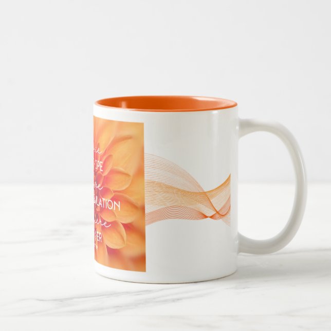 JW Coffee Kopp Rom 12:12 Rejoice Endure Perstrong (Höger)