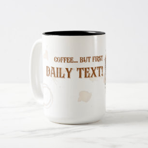 JW Coffee... men första Mugg för bröder.