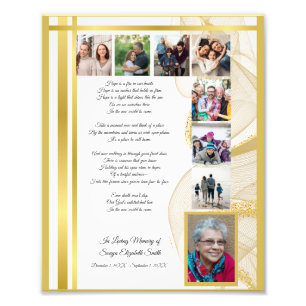 JW Funeral Memorial Service Poster Skriv ut