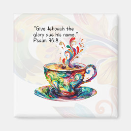 JW Gift Idea - 2025 års Text Magnet Psalm 96:8