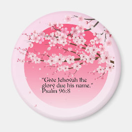 JW Gift Idea 2025 Year Text Magnet Psalm 96:8