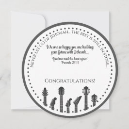 JW-Grattisar på ditt Baptism-hälsningskort Julkort