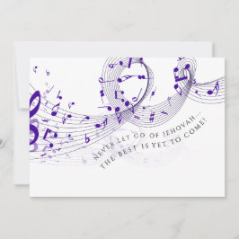 JW-Grattisar på ditt Baptism-hälsningskort Tack Kort