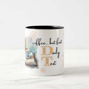JW "Kaffe.. men första daglig text" Mugg