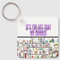 JW Keychain för pionjärer! "För Jehovah vi lever"
