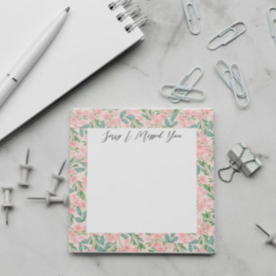 JW Mission Supply beklagar att jag missat din rosa Post-it Block