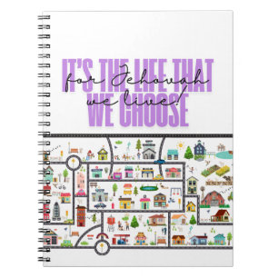 JW Notebook "Town Territory" Gift för pioneers Anteckningsbok