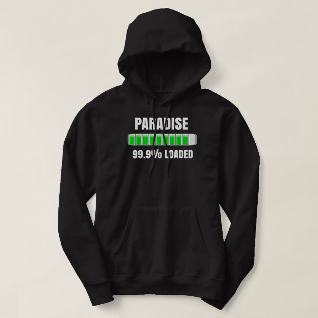 JW Org Jehovas vittnen Gift Paradise Loading Hoodie (Design framsida)