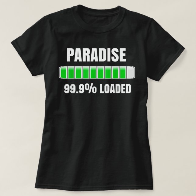 JW Org Jehovas vittnen Gift Paradise Loading T Shirt (Design framsida)