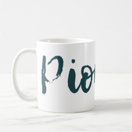 JW Pioneer Blue Grönt Wrap Around Mugg