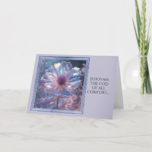 JW Sympathy Card - Jehovah Guds sändebud Tack Kort