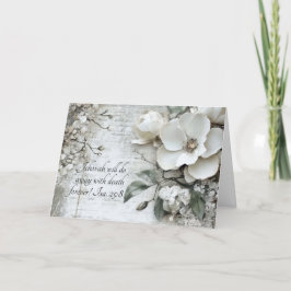 JW Sympathy Card - Jehovas gränslösa minne Tack Kort