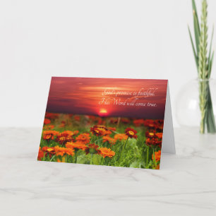 JW Sympathy Card - Life Everduration är utlovat Tack Kort