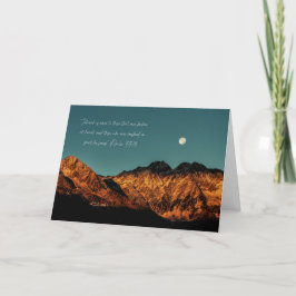 JW Sympathy Card Psalm 34:18 Tack Kort