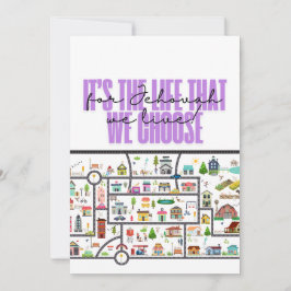 JW "Town Territory"-kort för ungdomar Julkort