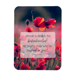 JW Uppmuntra Magnet Psalm 34:18