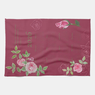 JW year text customize with calendar  Kökshandduk