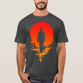 JWick and Dog Sunset gift T Shirt