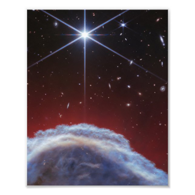 JWST-bild av Horsehead Nebula Fototryck (Framsidan)