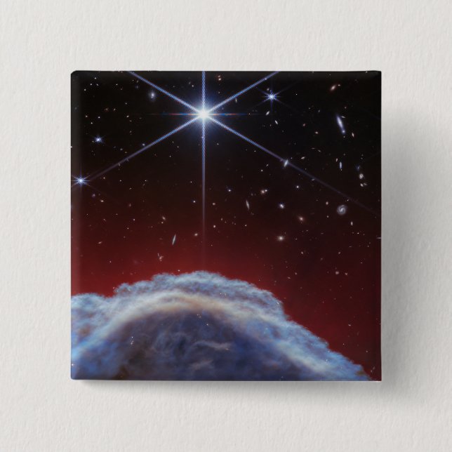 JWST-bild av Horsehead Nebula Knapp (Framsida)