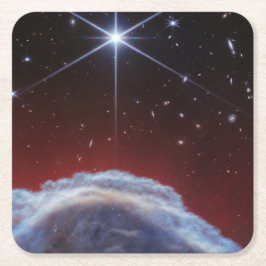 JWST-bild av Horsehead Nebula Underlägg Papper Kvadrat